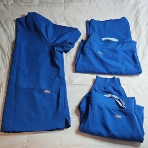 Figs Blue Durable Medical Scrubs XL / XXL